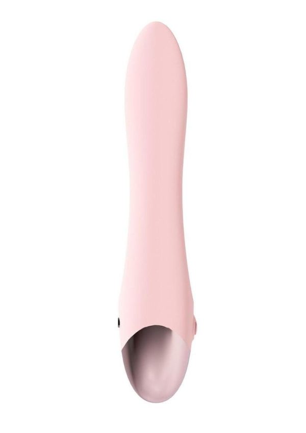 Loveline Amour 10 Function Dual Motor Silicone Rechargeable Vibrator - Pink - Image 3