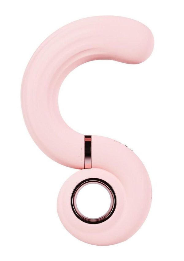 Loveline Tourner 10 Speed Silicone Rechargeable Vibrating Swirl Clitoral Stimulator - Pink - Image 4