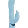 Vive Pallina Rechargeable Silicone Triple Motor G-Spot VIbrating and Tapping Beads Clit Stimulator - Blue - Image 4