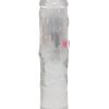 RealRock Vibrating LED Wireless Rechargeable Remote Control Straight Cock 6in - Clear - Image 3