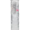 RealRock Vibrating LED Wireless Rechargeable Remote Control Straight Cock 8in - Clear - Image 3