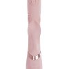 Vive Fronda Rechargeable Silicone Triple Motor G-Spot VIbrating and Tapping Leaf Clit Stimulator - Pink - Image 3