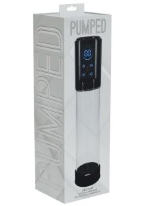 Pumped MegaLift Automatic 6 Function Rechargeable Penis Pump - Black