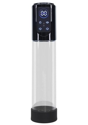Pumped MegaLift Automatic 6 Function Rechargeable Penis Pump - Black