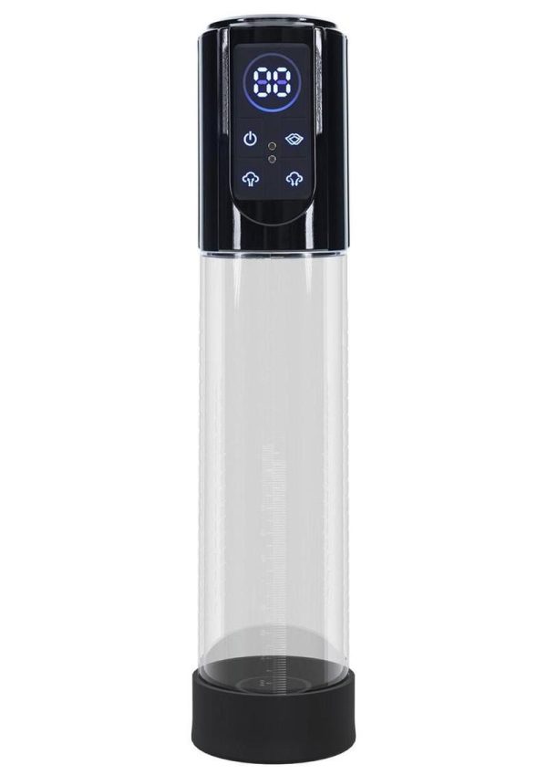 Pumped MegaLift Automatic 6 Function Rechargeable Penis Pump - Black