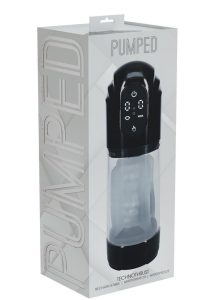 Pumped TechnoThrust 10 Function Rechargeable Automatic Masturbator - Black
