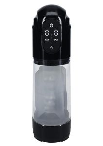 Pumped TechnoThrust 10 Function Rechargeable Automatic Masturbator - Black