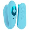 Loveline Charme Rechargeable Silicone Dual Motor Vibrator - Blue
