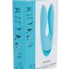 Loveline Amour 10 Function Rechargeable Silicone Dual Motor Vibe - Blue