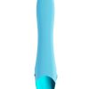 Loveline Amour 10 Function Rechargeable Silicone Dual Motor Vibe - Blue - Image 3