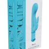 Loveline Belle 10 Function Rechargeable Silicone Rabbit Vibrator - Blue