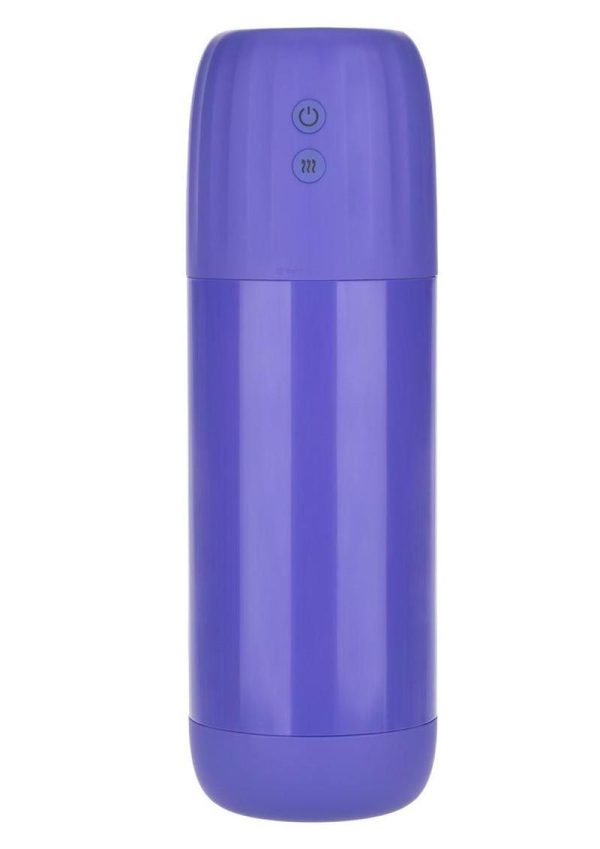 CalExotics Connect Stroker Rechargeable with Vibration and Suction - Purple - Image 4