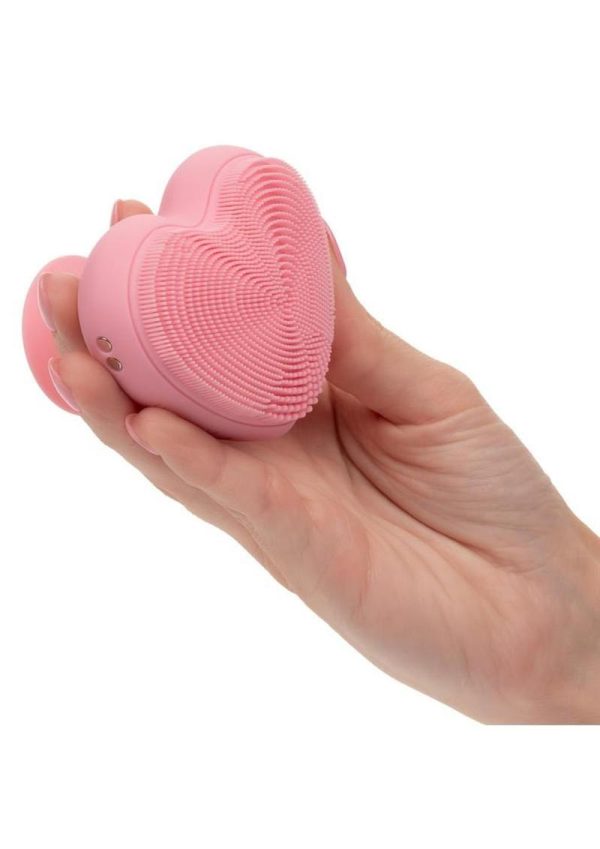 Posh Kiss Me Rechargeable Silicone Vibrator - Pink - Image 4