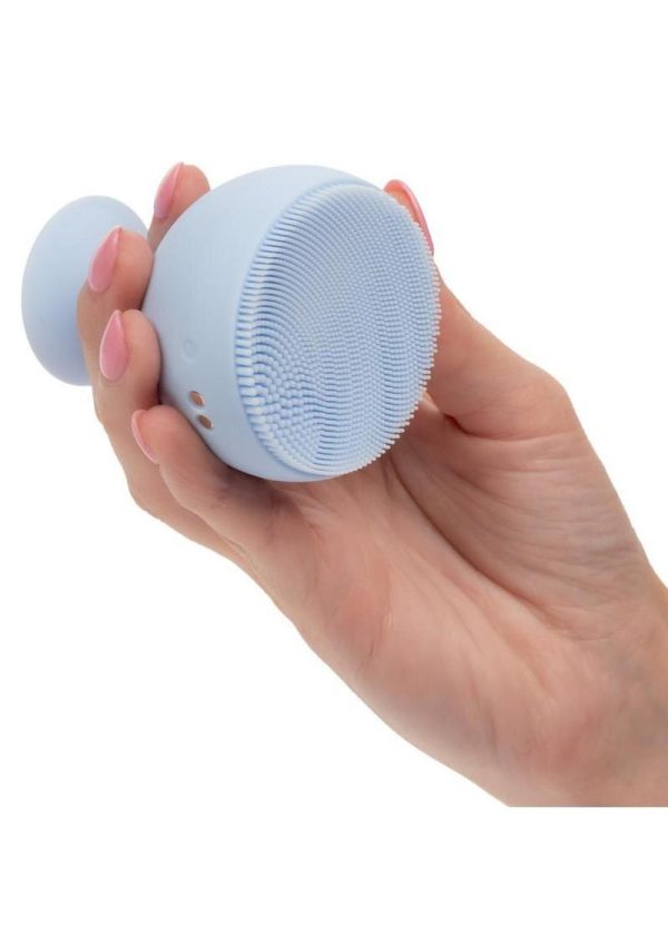 Posh Touch Me Rechargeable Silicone Vibrator - Blue - Image 3