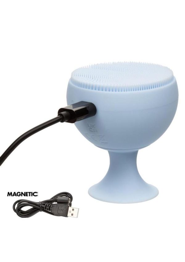 Posh Touch Me Rechargeable Silicone Vibrator - Blue - Image 4