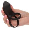 Closer Intimate Rechargeable Ring Feel Silicone Cock Ring - Black - Image 4