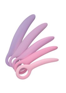 Skins Care Curved Silicone Dilators (5pc Set) - Pink/Purple
