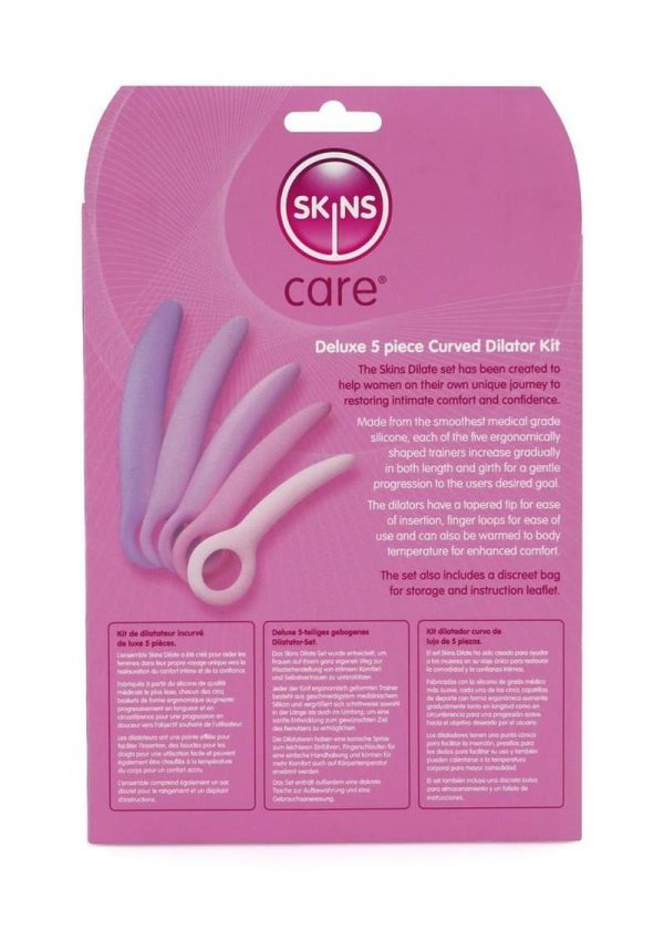 Skins Care Curved Silicone Dilators (5pc Set) - Pink/Purple - Image 3