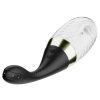 Anal Adventures Platinum Aqua Jet Rechargeable Silicone Anal Douche with Remote - Black/Clear - Image 4