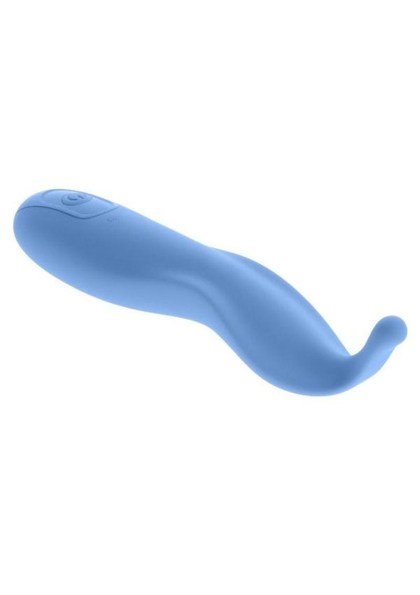 Selopa Tender Tickler Rechargeable Silicone Vibrator - Blue - Image 3