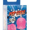 Pop Sock Tickler Reversible Textured Stroker - Pink
