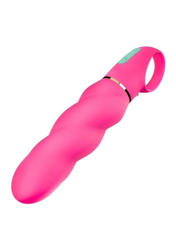Aria Amazing AF Rechargeable Silicone Vibrator - Fuchsia - Image 3