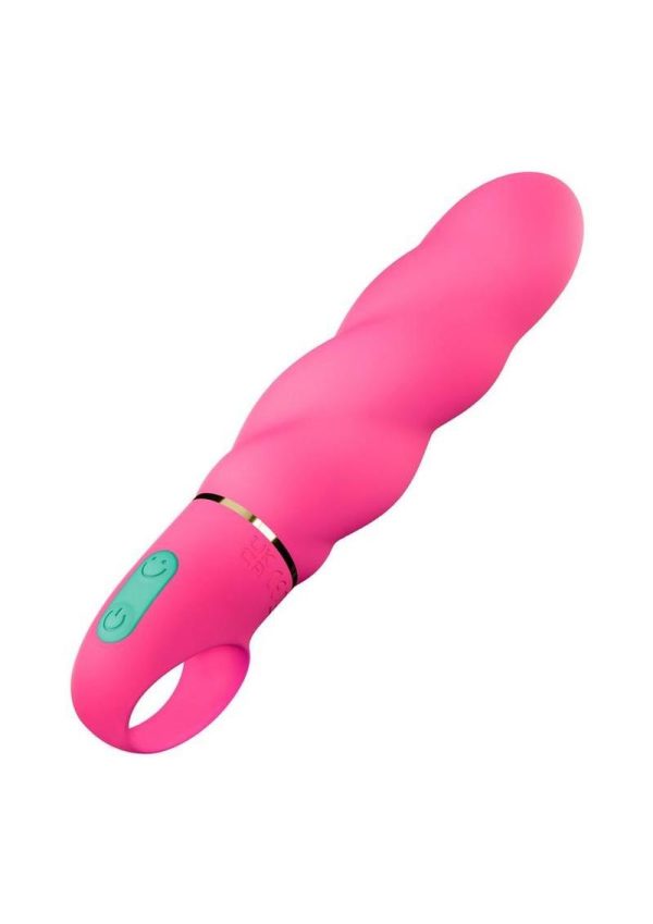Aria Amazing AF Rechargeable Silicone Vibrator - Fuchsia - Image 4