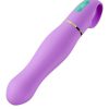 Aria Exciting AF Silicone Rechargeable Vibrator - Indigo Blue - Image 3