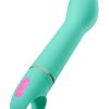 Aria Flirty AF Rechargeable Silicone Vibe - Teal - Image 4