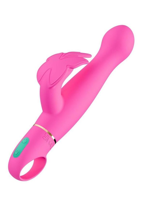 Aria Naughty AF Rechargeable Silicone Vibe - Plum - Image 4
