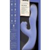 Blush Collection Simone Rechargeable Silicone Tapping Rabbit Vibrator - Blue