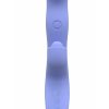 Blush Collection Simone Rechargeable Silicone Tapping Rabbit Vibrator - Blue - Image 4