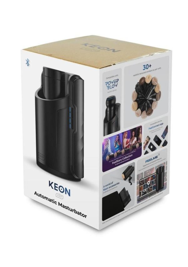 Kiiroo Keon Combo Set Rechargeable Interactive Masturbator with Feelstroker - Black - Image 3
