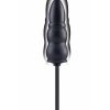 Size Up Ripple Inflatable Silicone Butt Plug 5.5in - Black - Image 4