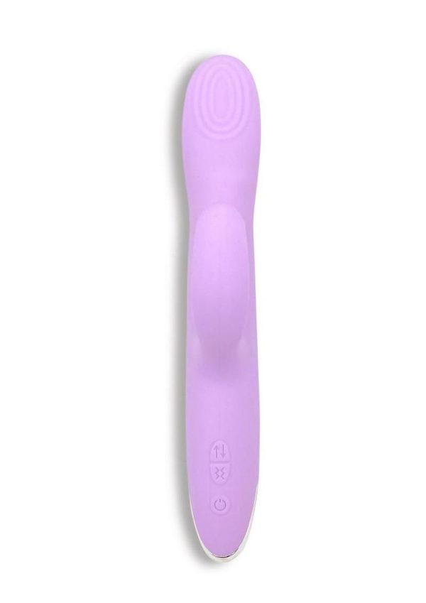 Velvet GoGo All-in-1 Thruster Rechargeable Silicone Dildo - Purple - Image 4