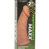 Performance Maxx Rechargeable Vibrating Extension 7in - Caramel