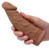Performance Maxx Rechargeable Vibrating Extension 7in - Caramel - Image 3