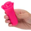 Naughty Bits Lily Licker Mini Flower Flicker Rechargeable Silicone Vibrator - Pink - Image 3