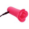 Naughty Bits Lily Licker Mini Flower Flicker Rechargeable Silicone Vibrator - Pink - Image 4
