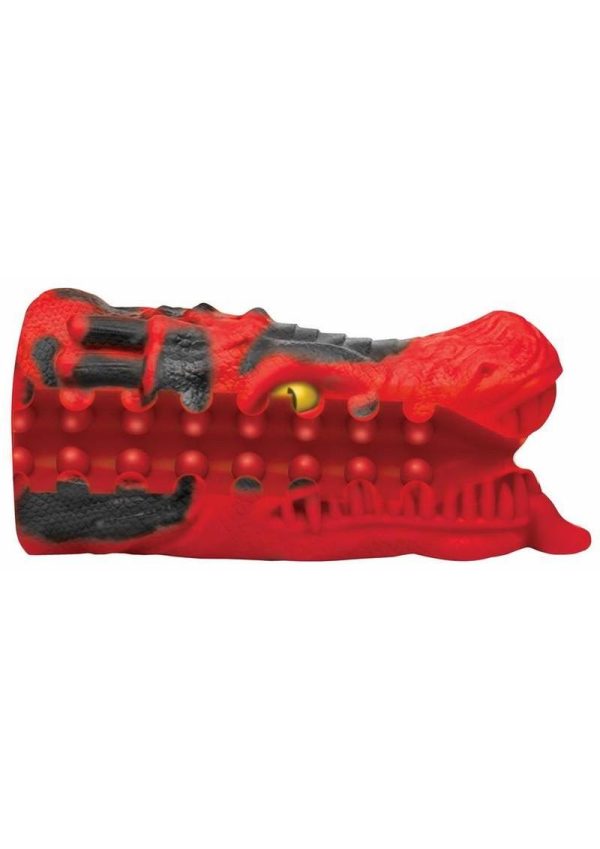 Creature Cocks Dragon Tamer Silicone Stroker - Red - Image 4