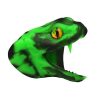 Creature Cocks Master Cobra Silicone Cock Ring - Green - Image 4