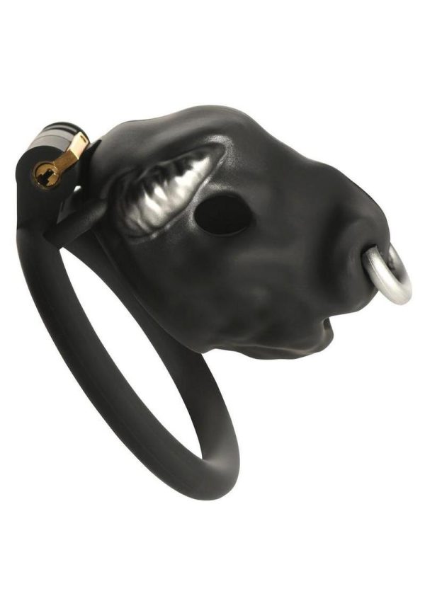 Master Series Bull Chastity Cage - Black - Image 3