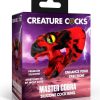 Creature Cocks Master Cobra Silicone Cock Ring - Red