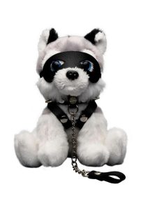 Master Series Max the Fetish Pup Keychain - White
