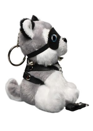 Master Series Max the Fetish Pup Keychain - White