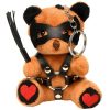Master Series Dom Bear Keychain - Tan