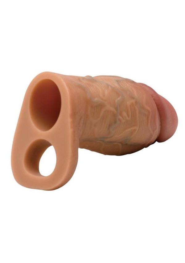Jock Enhancers Silicone Penis Extension Sleeve - Caramel - Image 4