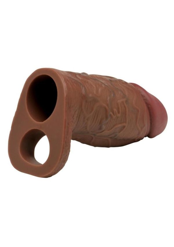 Jock Enhancers Silicone Penis Extension Sleeve - Chocolate - Image 4