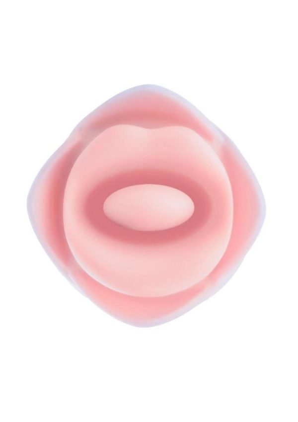 Blush collection Kissing Rose Rechargeable Silicone Clitoral Stimulator - Pink - Image 4