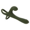 Zero Tolerance Strap Tap and Go Rechargeable Silicone Strapless Strap-On - Green